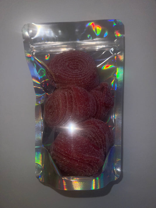 200g Fizzy Strawberry Pin Wheels